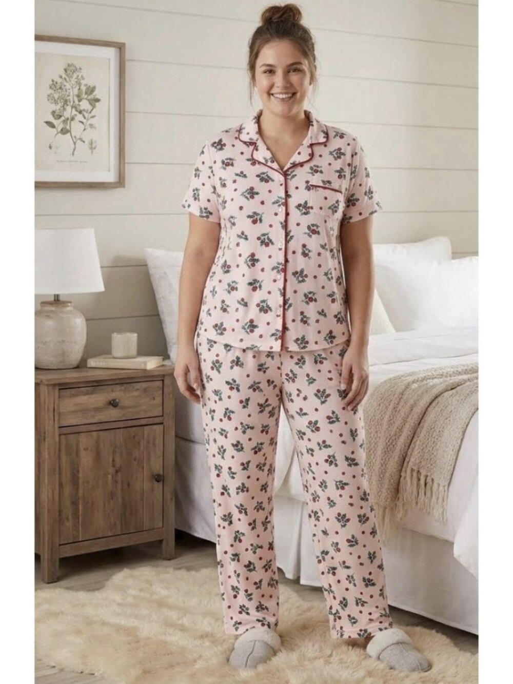 Kim Rogers Pajama Set Women's Size XL